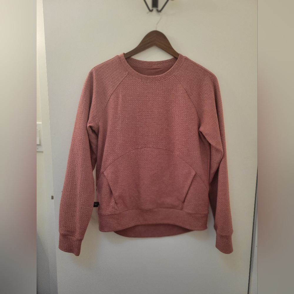 Lululemon Catch A Moment Crew Neck Sweater Size 6 Dusty Rose / Pink - Picture 4 of 6